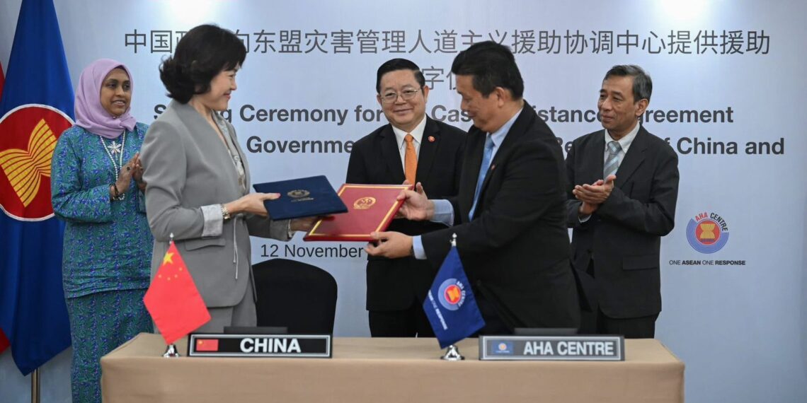 چین نے آسیان–اے ایچ اے شراکت داری کے تحت میانمار میں زلزلہ متاثرین کی بحالی کے لیے 10 لاکھ امریکی ڈالر کی امداد کا اعلان کیا