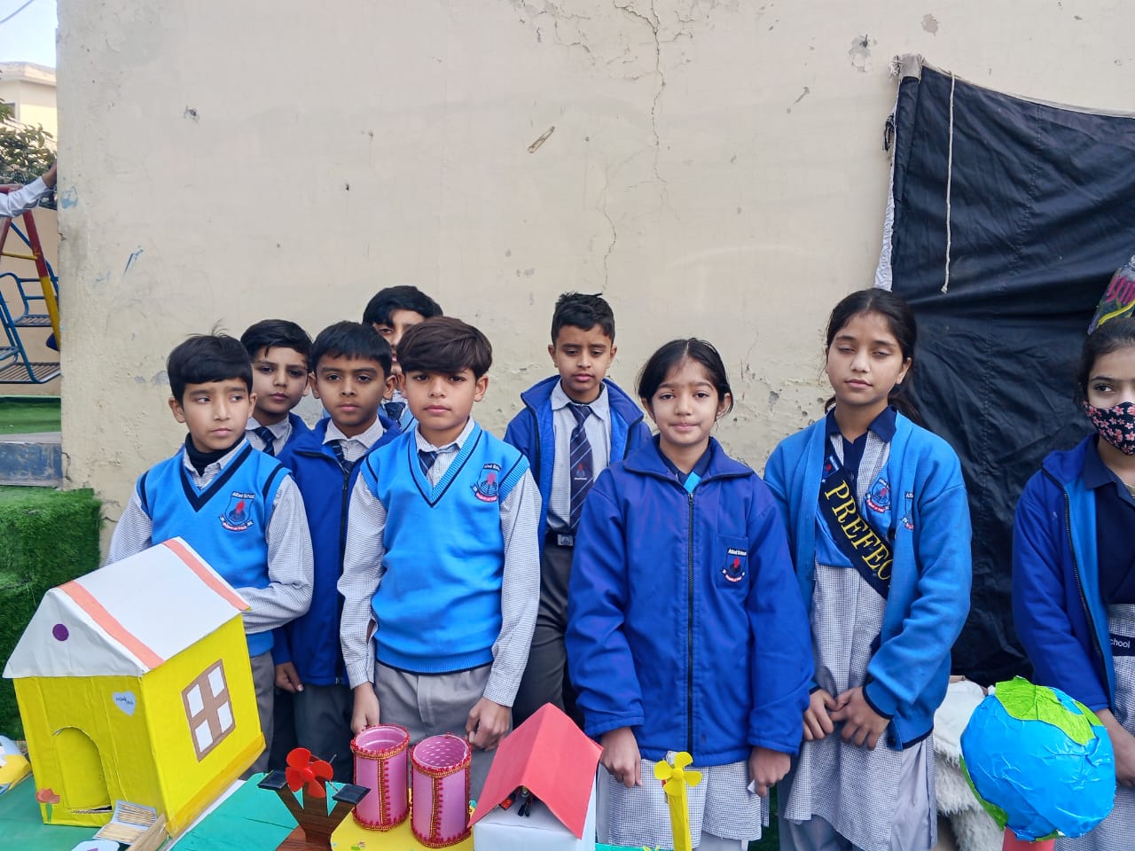 قاضی محمد اویس کا الائیڈ سکول دورہ طلباء کے تعلیمی و ماحولیاتی پروگرام کا جائزہ لیا گیا