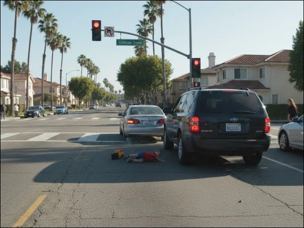 مصروف شاہراہ پر چلتی گاڑی سے بچہ گرنے کی ویڈیو وائرل، ماں گرفتار