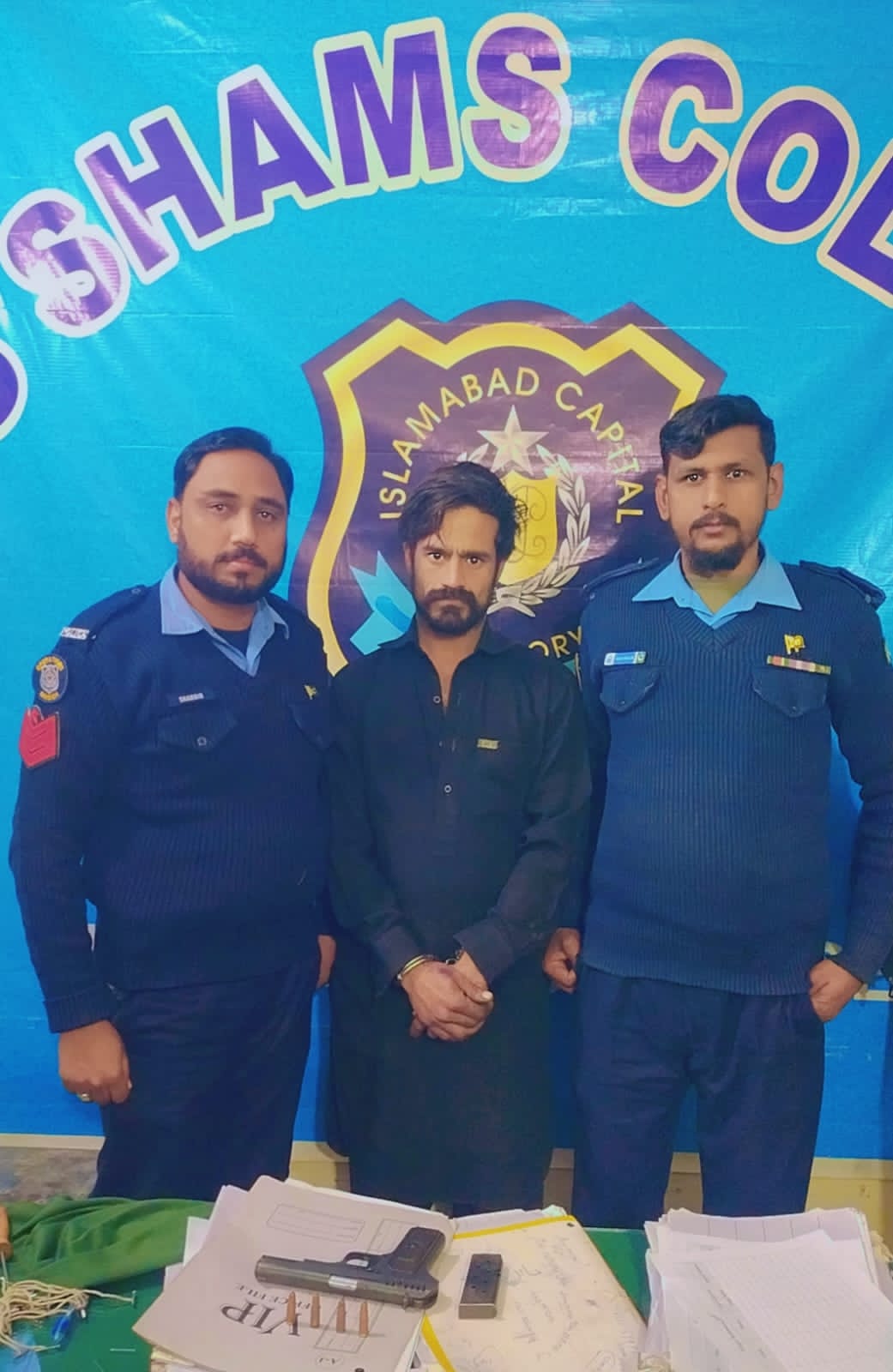 تھانہ شمس کالونی پولیس کی مؤثر کارروائی، غیر قانونی اسلحہ رکھنے والا ملزم گرفتار