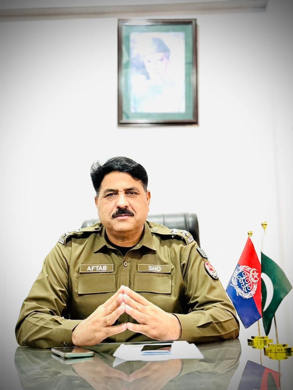 ایس آئی آفتاب شاہ ایس ایچ او تھانہ ویسٹریج راولپنڈی تعینات