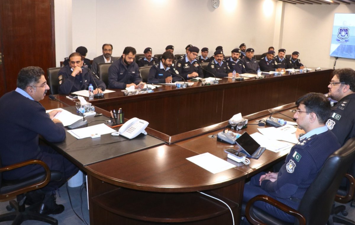 آئی جی اسلام آباد سید علی ناصر رضوی کی زیر صدارت آپریشنز ڈویژن کا جنرل اجلاس منعقد