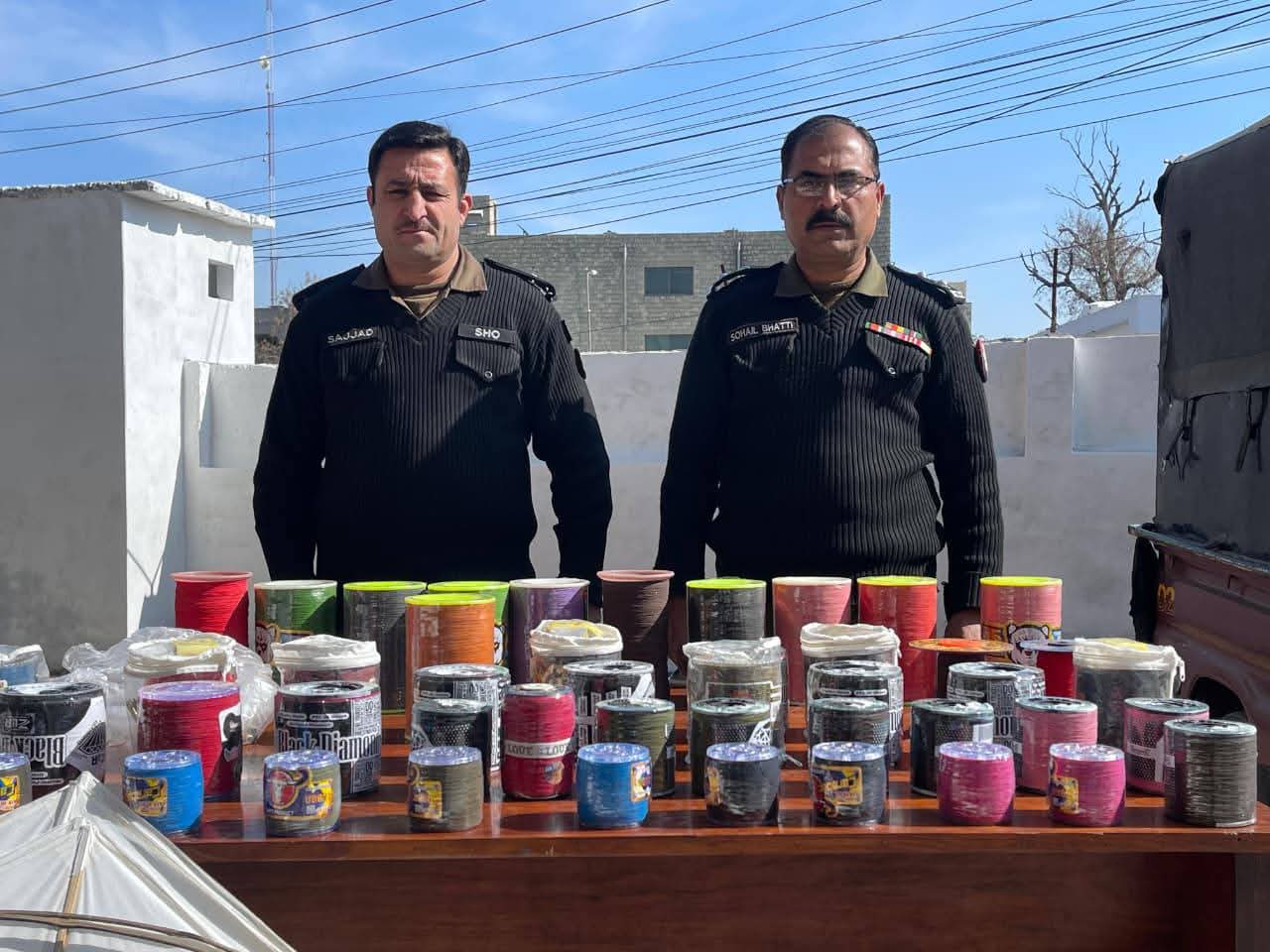 سی پی او سید خالد محمود ہمدانی کی ہدایات پر آراے بازار پولیس کی پتنگ سپلائرز کے خلاف بڑی کارروائی