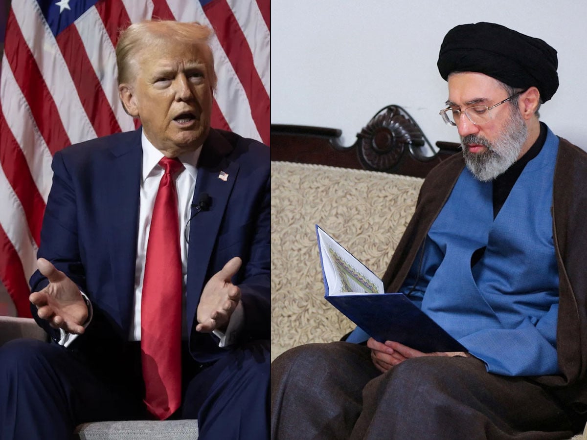 ایران میں خامنہ ای کے بیٹے قابل قبول نہیں؛ اپنی پسند کی حکومت بنانا چاہتا ہوں ؛ٹرمپ